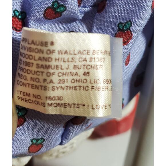 Vintage 1987 Precious Moments Soft Doll I Luv You Friendship Line Applause 16030 - Picture 9 of 10